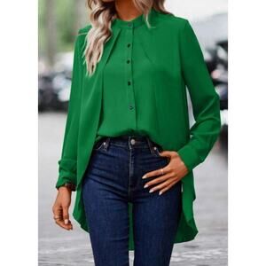 Designer Style Women's Blouse Size 4XL Shirt Relaxed‎ Fit Office Siren Career